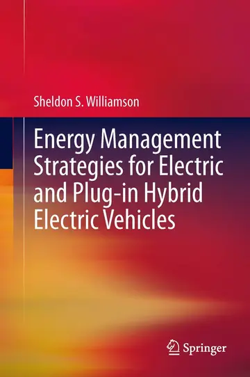 Cover of Energy Management Strategies for Electric and Plug-in Hybrid Electric Vehicles