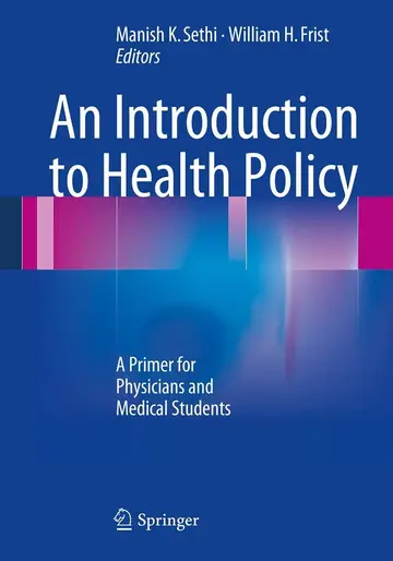 Cover of An Introduction to Health Policy (pb 2013)