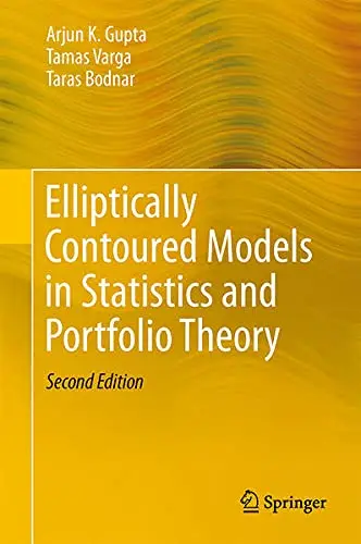 Cover of Elliptically Contoured Models in Statistics and Portfolio Theory