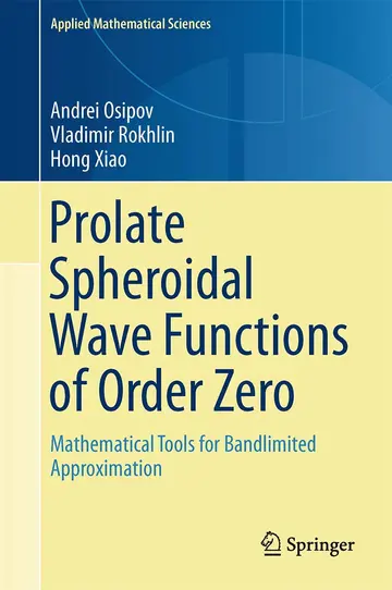 Cover of Prolate Spheroidal Wave Functions of Order Zero