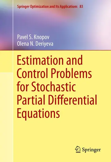 Cover of Estimation and Control Problems for Stochastic Partial Differential Equations
