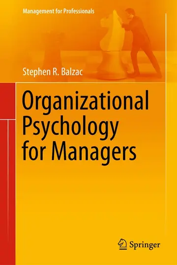 Cover of Organizational Psychology for Managers