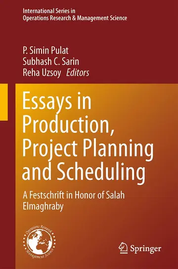 Cover of Essays in Production, Project Planning and Scheduling