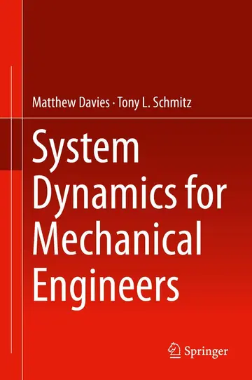 Cover of System Dynamics for Mechanical Engineers
