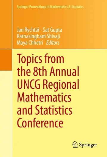 Cover of Topics from the 8th Annual UNCG Regional Mathematics and Statistics Conference