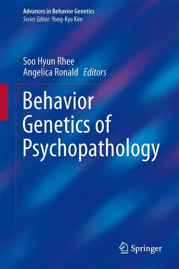 Cover of Behavior Genetics of Psychopathology
