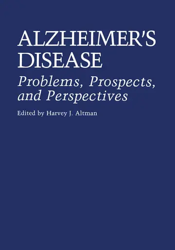 Cover of Alzheimer’s Disease