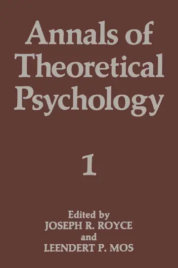 Cover of Annals of Theoretical Psychology