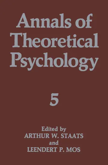 Cover of Annals of Theoretical Psychology