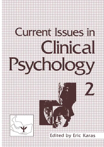 Cover of Current Issues in Clinical Psychology