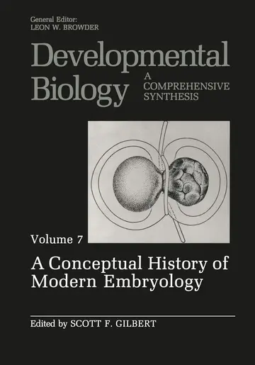 Cover of A Conceptual History of Modern Embryology