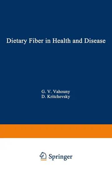 Cover of Dietary Fiber in Health and Disease