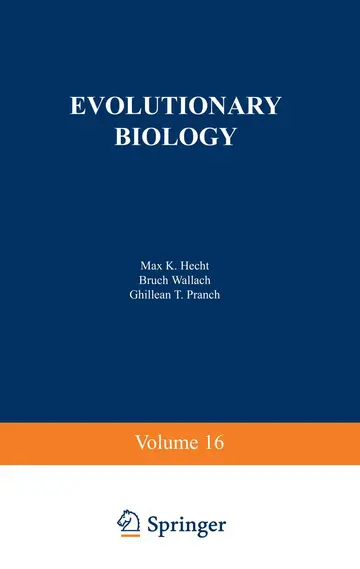 Cover of Evolutionary Biology