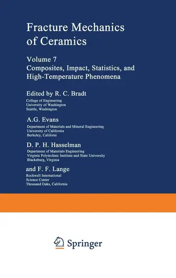 Cover of Fracture Mechanics of Ceramics