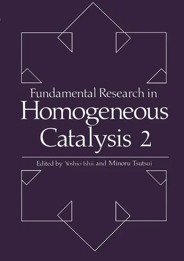 Cover of Fundamental Research in Homogeneous Catalysis