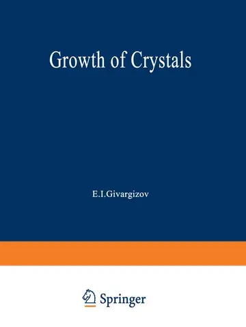 Cover of Growth of Crystals