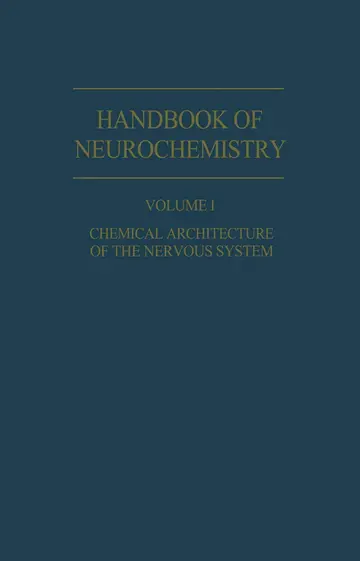 Cover of Chemical Architecture of the Nervous System