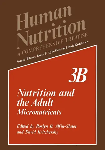 Cover of Nutrition and the Adult