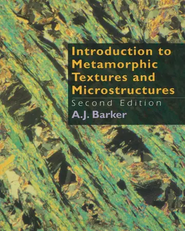 Cover of Introduction to Metamorphic Textures and Microstructures