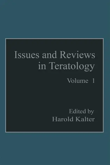 Cover of Issues and Reviews in Teratology