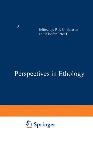 Cover of Perspectives in Ethology