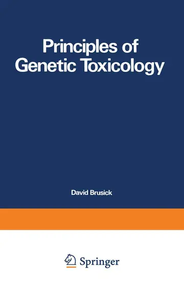 Cover of Principles of Genetic Toxicology