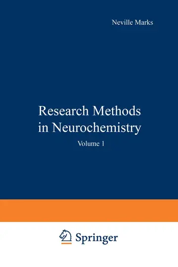 Cover of Research Methods in Neurochemistry