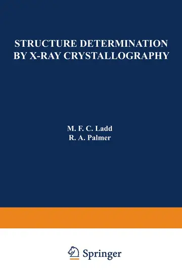 Cover of Structure Determination by X-Ray Crystallography