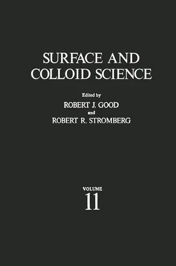 Cover of Surface and Colloid Science