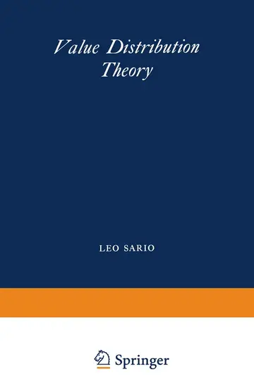 Cover of Value Distribution Theory
