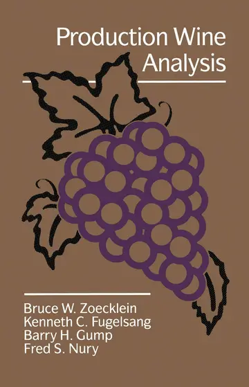 Cover of Production Wine Analysis