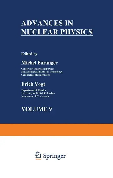 Cover of Advances in Nuclear Physics