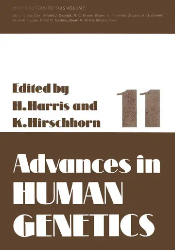 Cover of Advances in Human Genetics 11
