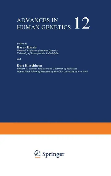 Cover of Advances in Human Genetics