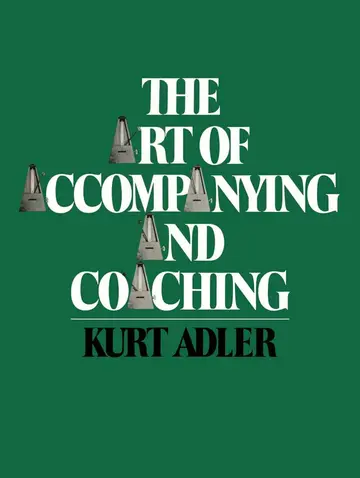 Cover of The Art of Accompanying and Coaching
