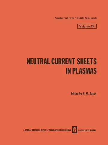 Cover of Neutral Current Sheets in Plasmas