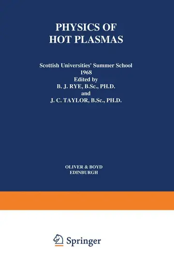 Cover of Physics of Hot Plasmas