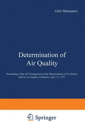 Cover of Determination of Air Quality