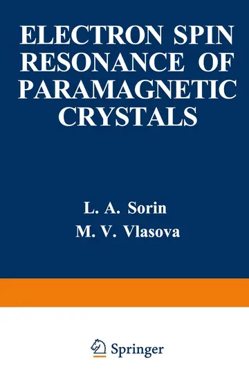 Cover of Electron Spin Resonance of Paramagnetic Crystals