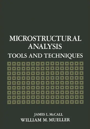 Cover of Microstructural Analysis
