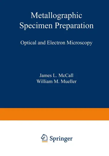 Cover of Metallographic Specimen Preparation
