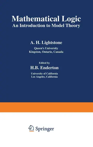 Cover of Mathematical Logic