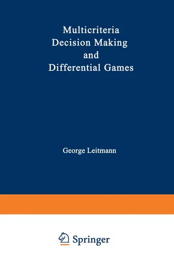 Cover of Multicriteria Decision Making and Differential Games