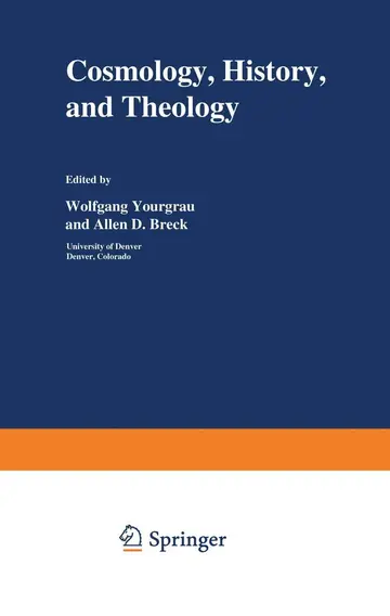Cover of Cosmology, History, and Theology