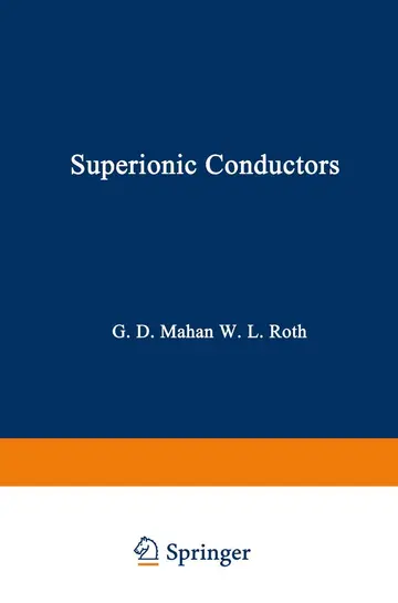 Cover of Superionic Conductors