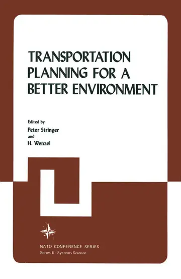 Cover of Transportation Planning for a Better Environment