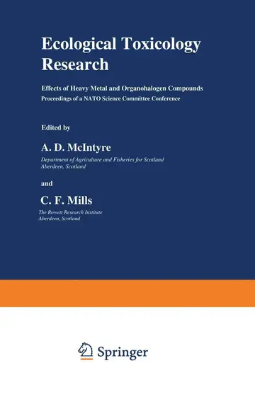 Cover of Ecological Toxicology Research