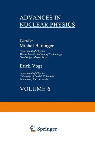 Cover of Advances in Nuclear Physics