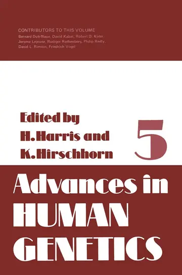 Cover of Advances in Human Genetics