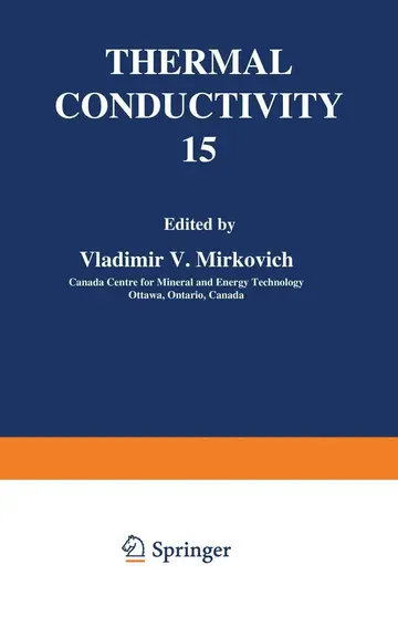 Cover of Thermal Conductivity 15